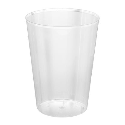 Set de vasos reutilizables Algon Sidra Transparente 4 Piezas 480 ml (50 Unidades)