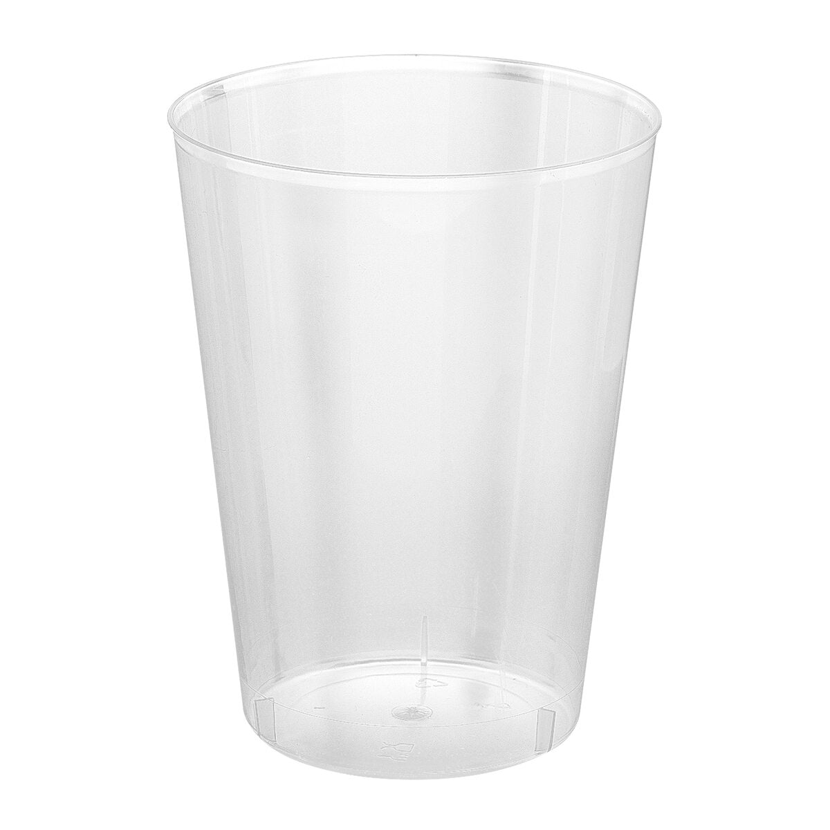 Set de vasos reutilizables Algon Sidra Transparente 10 Piezas 480 ml (20 Unidades)