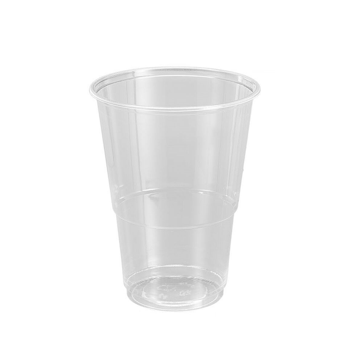 Set de vasos reutilizables Algon Plástico Transparente 25 Piezas 500 ml (12 Unidades)