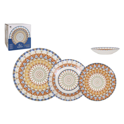 Santa Clara Corinthian 18-Piece Porcelain Dinnerware Set (2 Units)