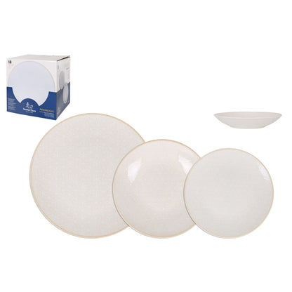 Santa Clara Moonlight 18-Piece Porcelain Dinnerware Set (2 Units)