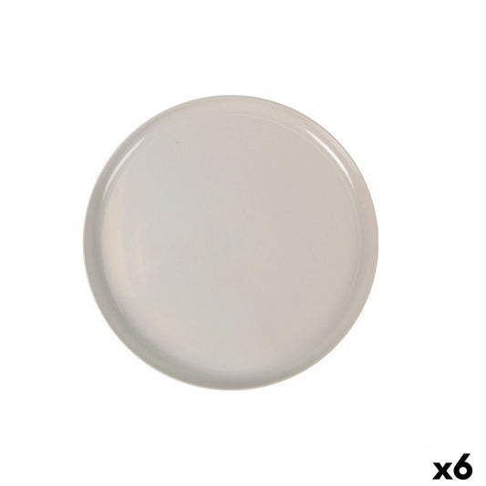 La Mediterránea Ivory Round Snack Tray Ø 32.1 x 3.1 cm (6 Units)