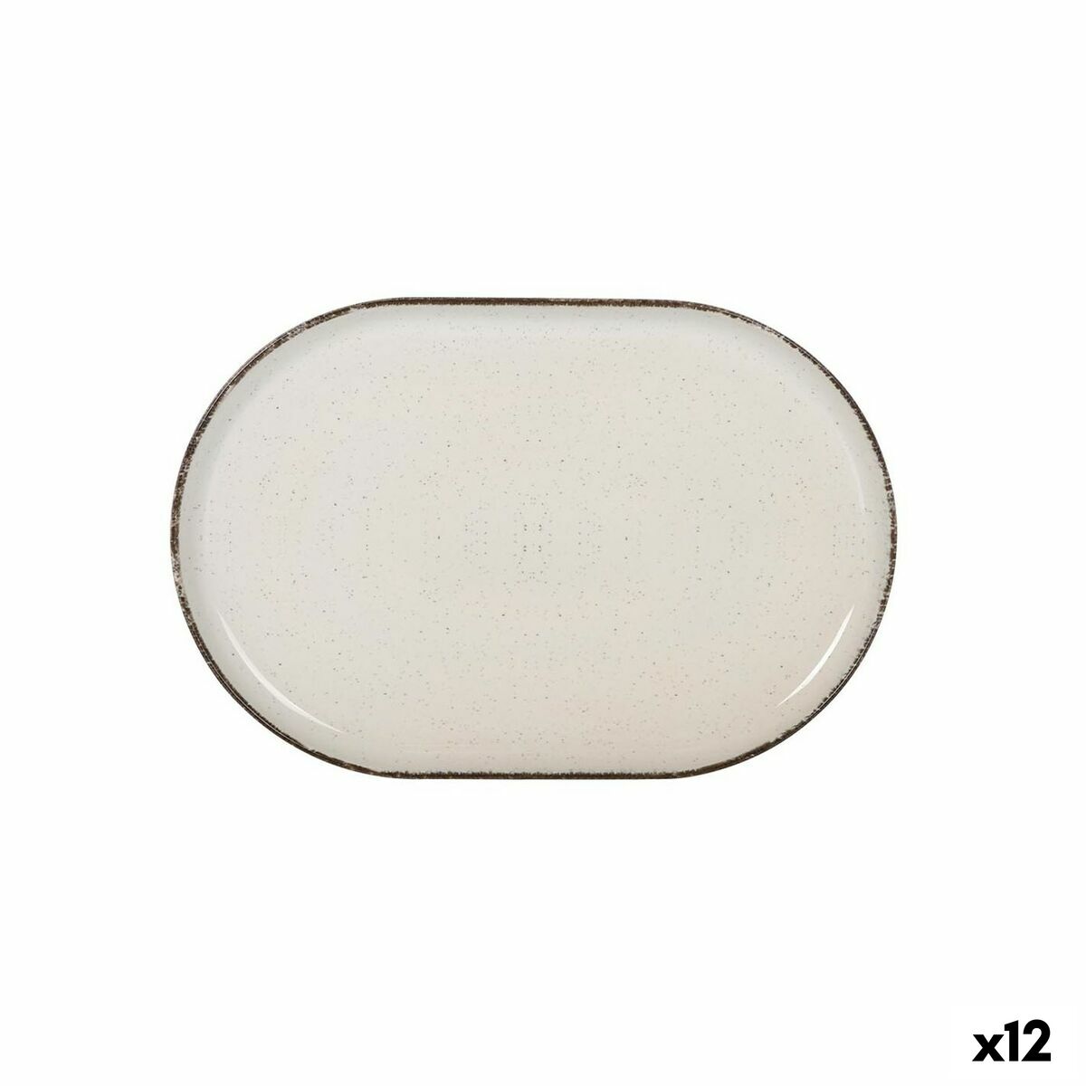 La Mediterránea Snack Tray Anllo Oval 30 x 20 x 2.5 cm (12 Units)