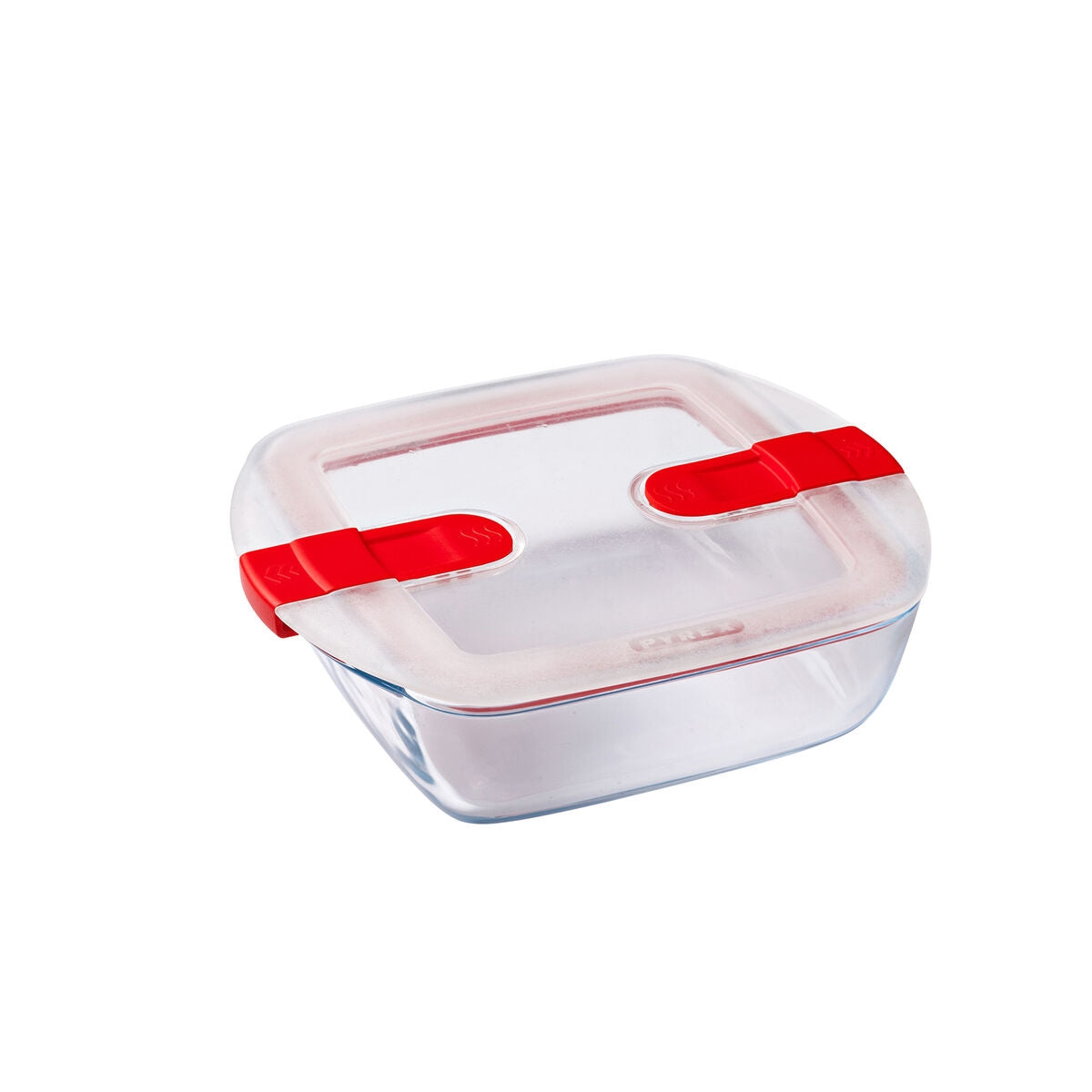 Pyrex Cook&amp;heat Hermetic Lunch Box 1 L 20 x 17 x 6 cm Red Glass (6 Units)