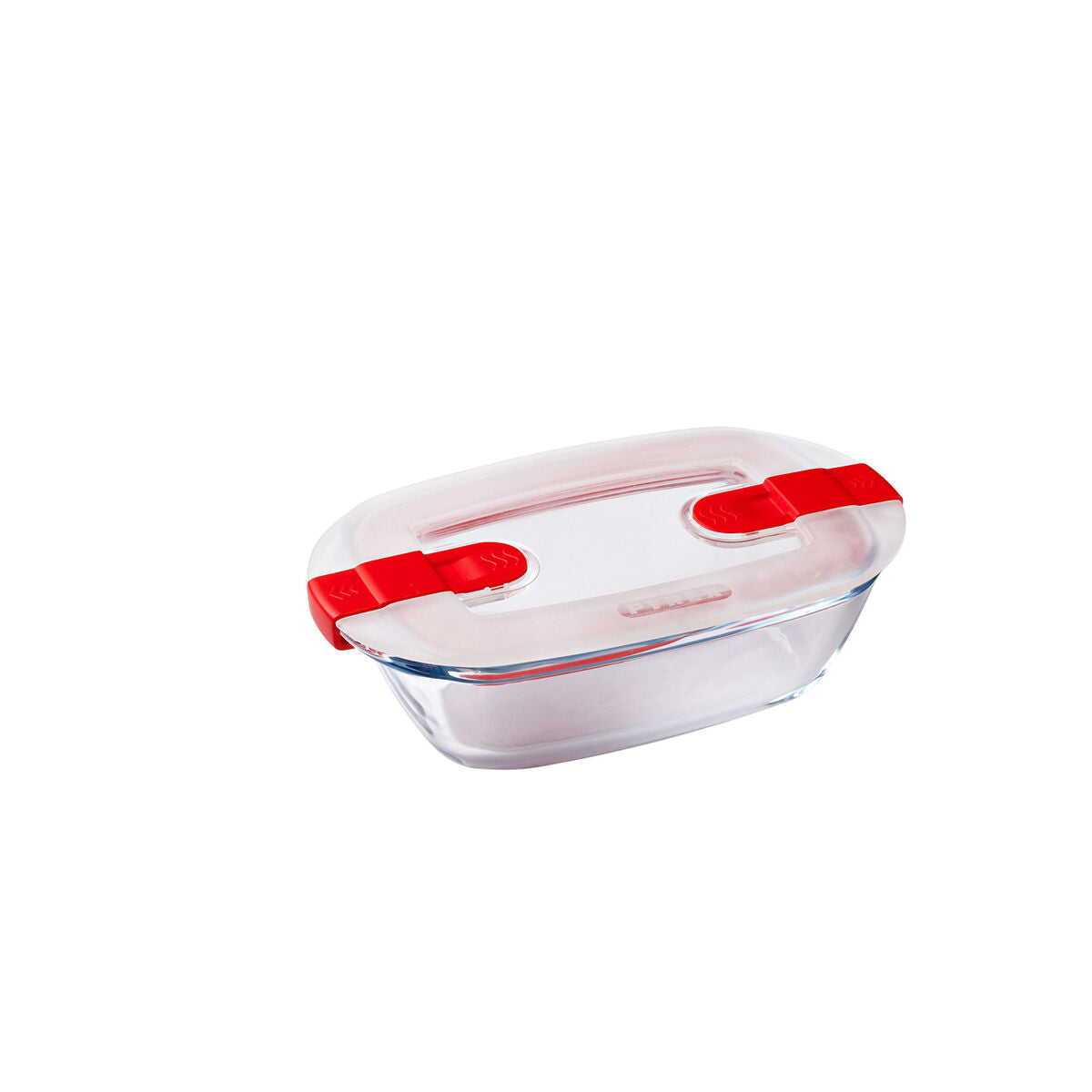 Pyrex Cook &amp; Heat Rectangular Airtight Lunch Box 400 ml 17 x 10 x 5 cm Transparent Glass (5 Units)