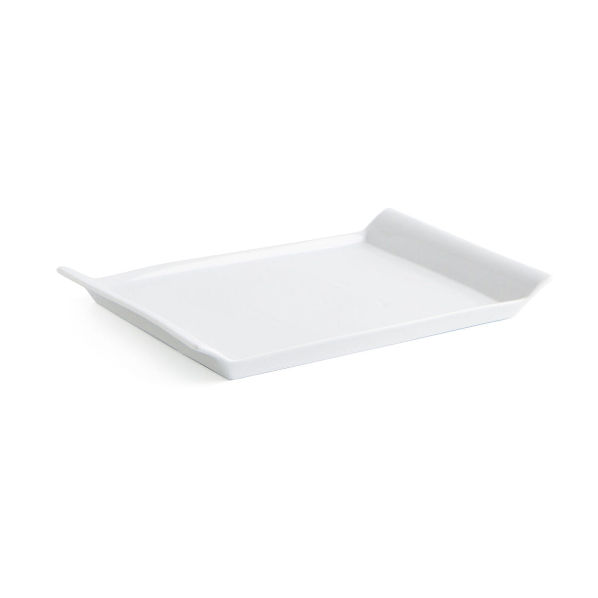 Bandeja de Aperitivos Quid Gastro Fresh 26 x 18 cm Cerámica Blanco (6 Unidades)