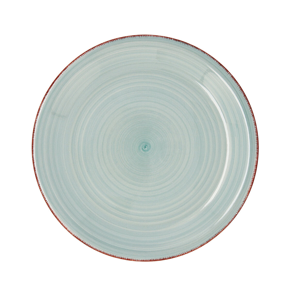 Quid Vita Aqua Turquoise Ceramic Flat Plate Ø 27 cm (12 Units)