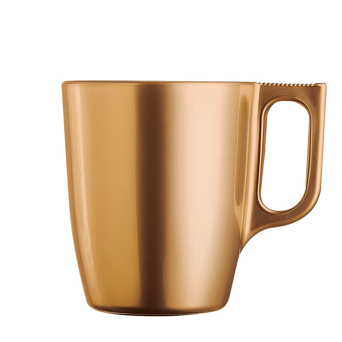 Taza Mug Luminarc Flashy Dorado Vidrio 250 ml (6 Unidades)