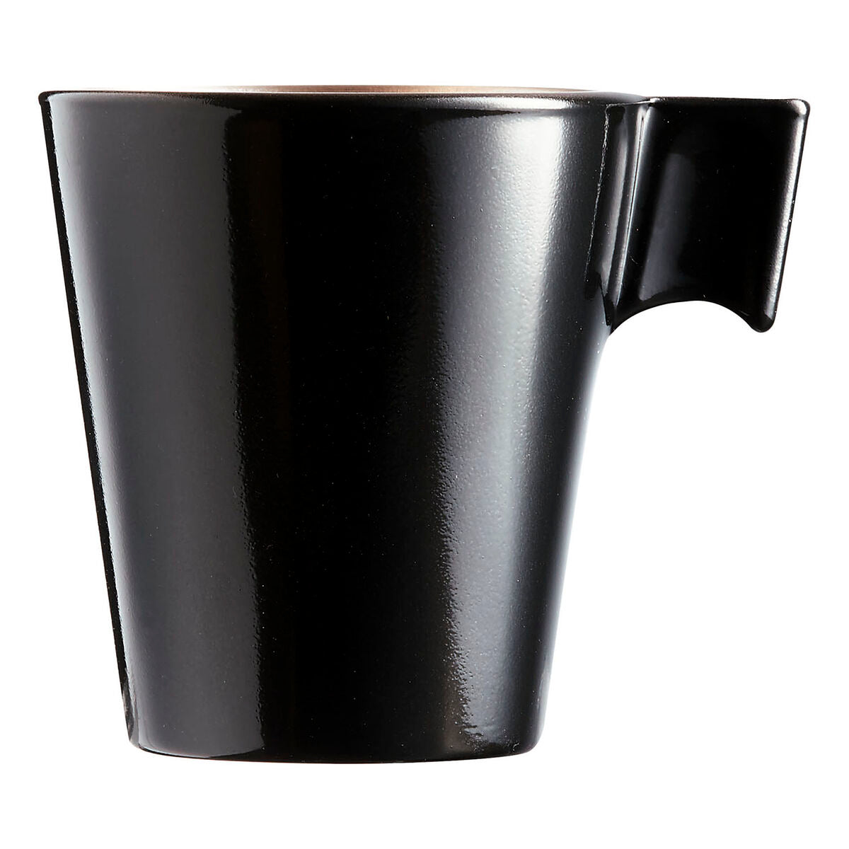 Taza Mug Luminarc Flashy Negro 80 ml Bicolor Vidrio (24 Unidades)