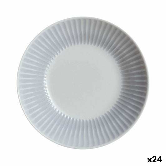 Luminarc Cottage Deep Plate Grey Glass 20 cm (24 Units)