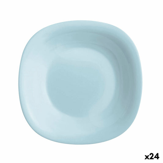 Luminarc Carine Paradise Deep Plate Blue Glass 21 cm (24 Units)