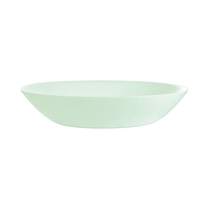 Luminarc Diwali Paradise Green Glass Deep Plate 20 cm (24 Units)