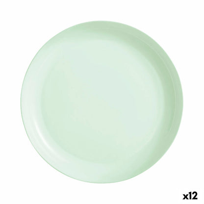 Luminarc Diwali Paradise Green Glass Deep Plate 29 cm (12 Units)