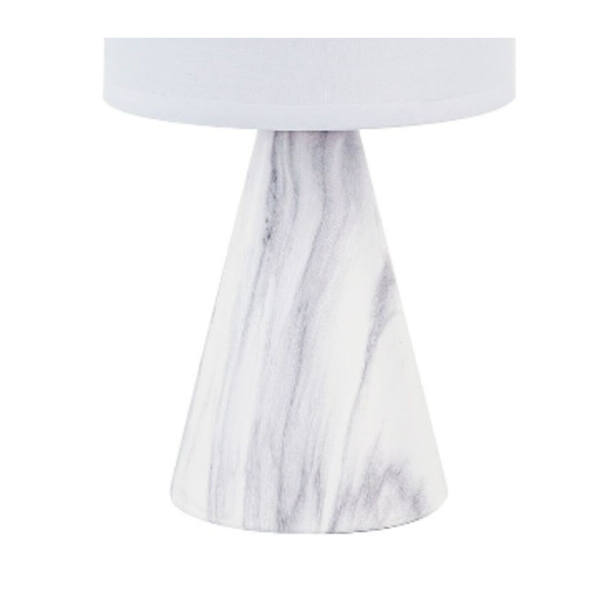 Versa Table Lamp White Ceramic 12.5 x 24.5 x 12.5 cm