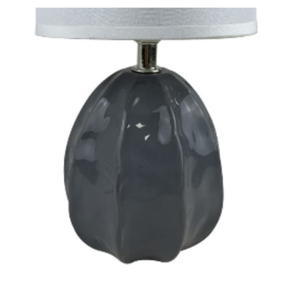 Versa Mery Table Lamp 25 W Grey Ceramic 14 x 27 x 11 cm