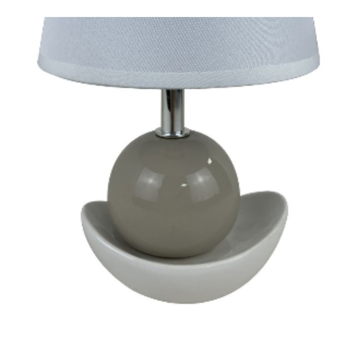 Versa Noela Beige Ceramic Table Lamp 15 x 25 x 12 cm