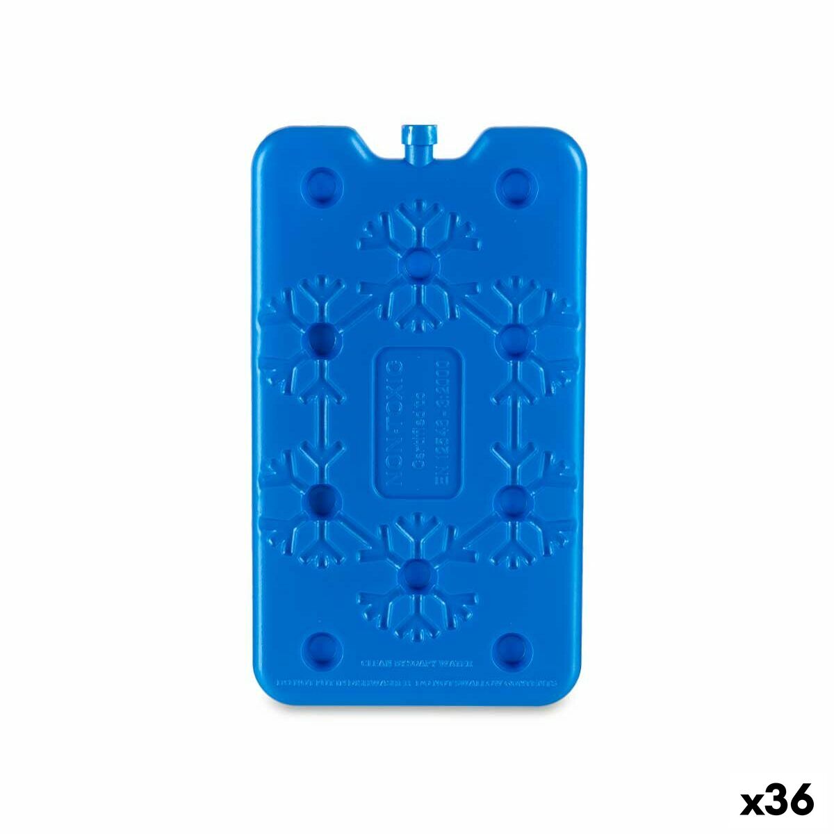 Blue Plastic Cold Accumulator 400 ml 14 x 24.5 x 1.5 cm (36 Units)