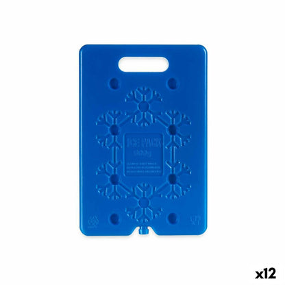 Blue Plastic Cold Accumulator 600 ml 30 x 1.5 x 20 cm (12 Units)