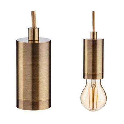 Gold Metal Ceiling Lamp 60 W 11.5 x 12 x 11.5 cm (6 Units)