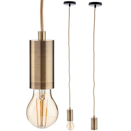 Gold Metal Ceiling Lamp 60 W 11.5 x 12 x 11.5 cm (6 Units)