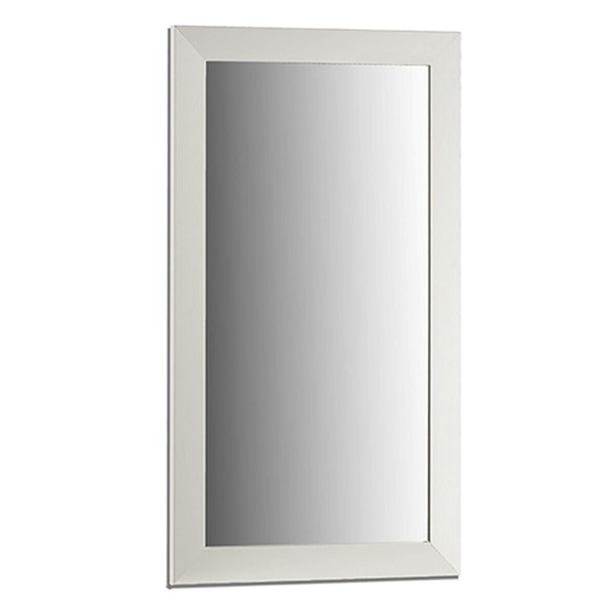 Wall Mirror White Wood Glass 64.3 x 84.5 x 1.5 cm (2 Units)