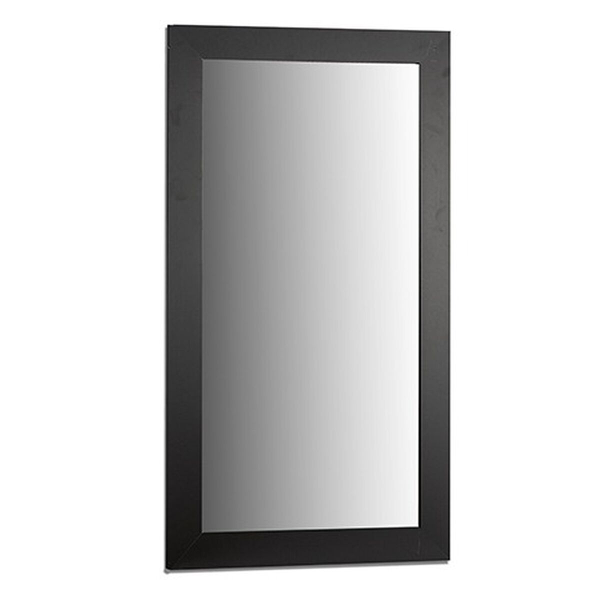 Wall Mirror Black Wood Glass 64.5 x 84.5 x 1.5 cm (2 Units)