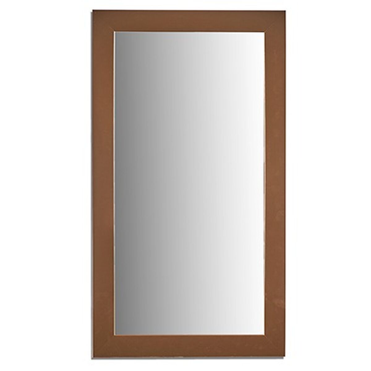 Gold Wall Mirror Wood Glass 64.3 x 84.5 x 1.5 cm (2 Units)