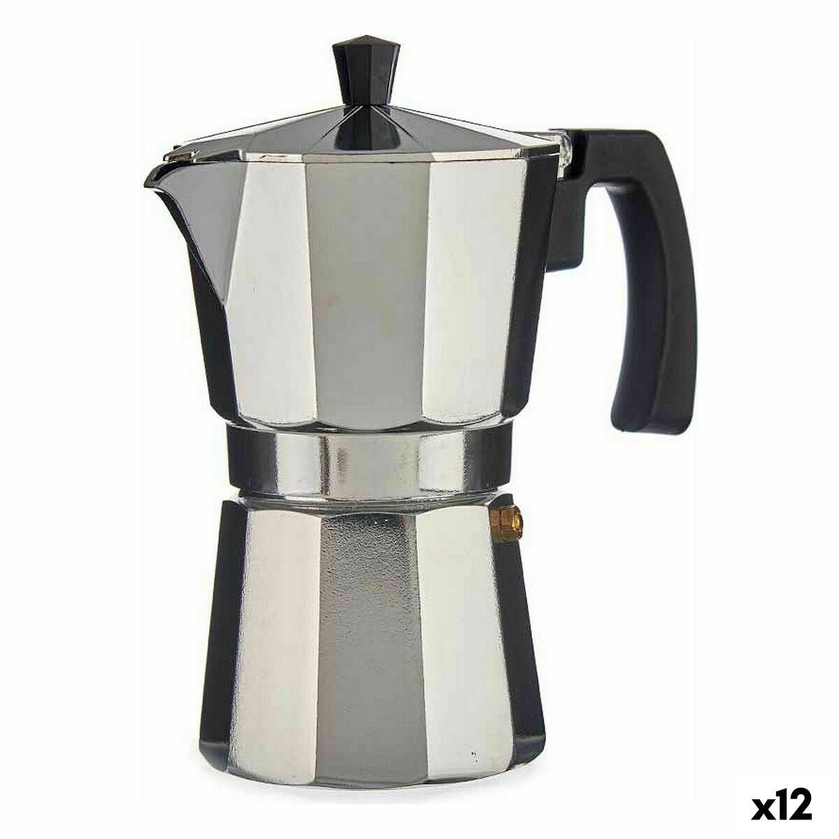 Cafetera Italiana Aluminio 300 ml (12 Unidades)