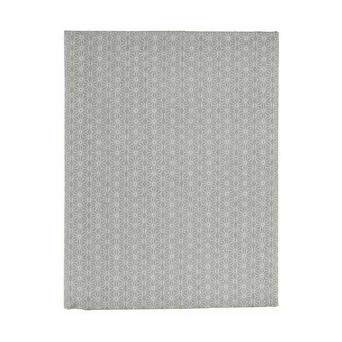 Stain-resistant Canvas Tablecloth Star 140 x 180 cm Grey (6 Units)