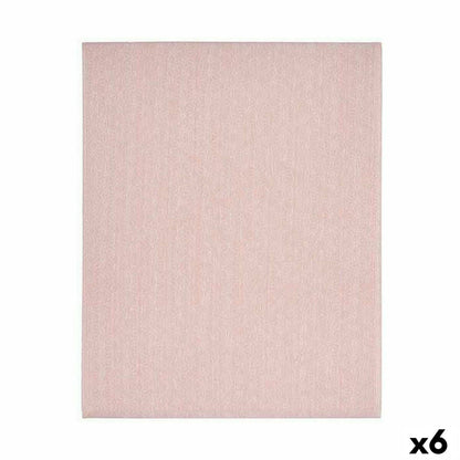 Stain-resistant Canvas Tablecloth Star 140 x 180 cm Pink (6 Units)