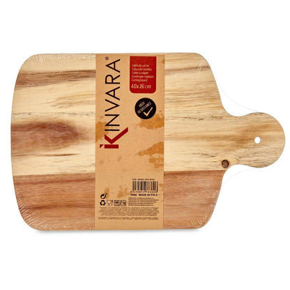 White Acacia Wood Cutting Board 25.7 x 1.5 x 40 cm (12 Pack)