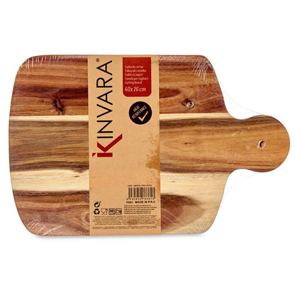 Black Acacia Wood Cutting Board 25.7 x 1.5 x 40 cm (12 Pack)