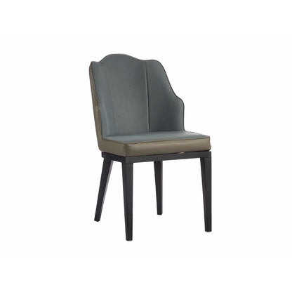 Shell Armchair Blue Black Steel Grey 48 x 88 x 60 cm (2 Units)