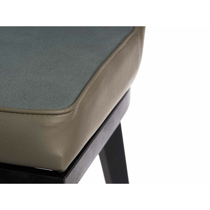 Shell Armchair Blue Black Steel Grey 48 x 88 x 60 cm (2 Units)