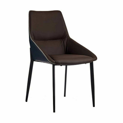 Braided Armchair Blue Brown Steel 50 x 87 x 61 cm (2 Units)