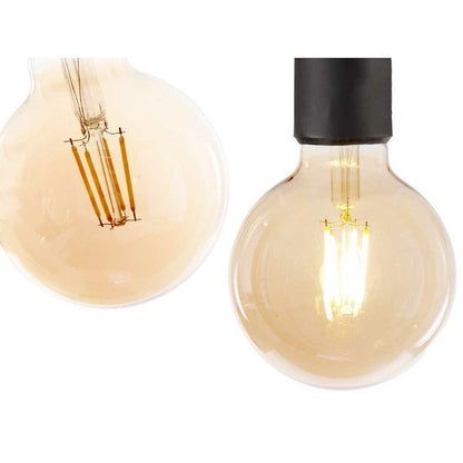 Vintage LED Bulb E27 Transparent 4 W 9.5 x 14 x 9.5 cm (12 Units)