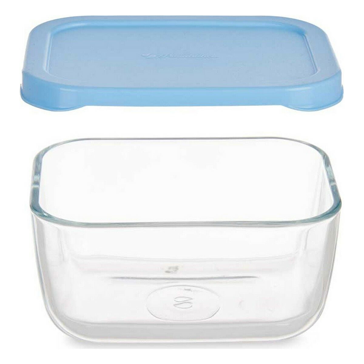 Snow Lunch Box 420 ml Transparent Blue Glass Polyethylene (12 Units)