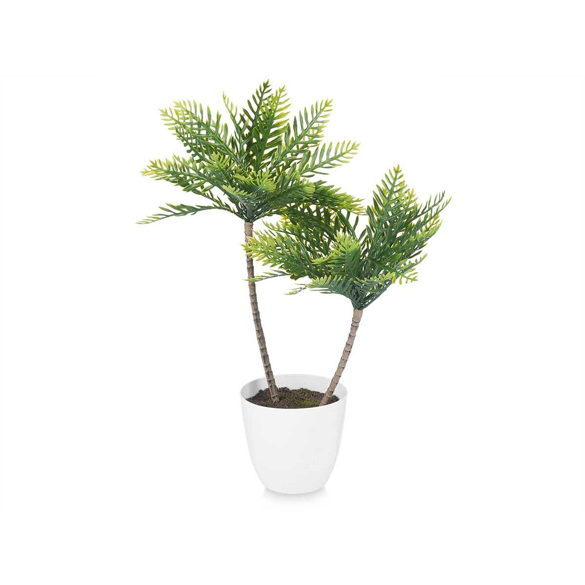 Planta Decorativa Palmera Plástico 36 x 55,5 x 24 cm (6 Unidades)