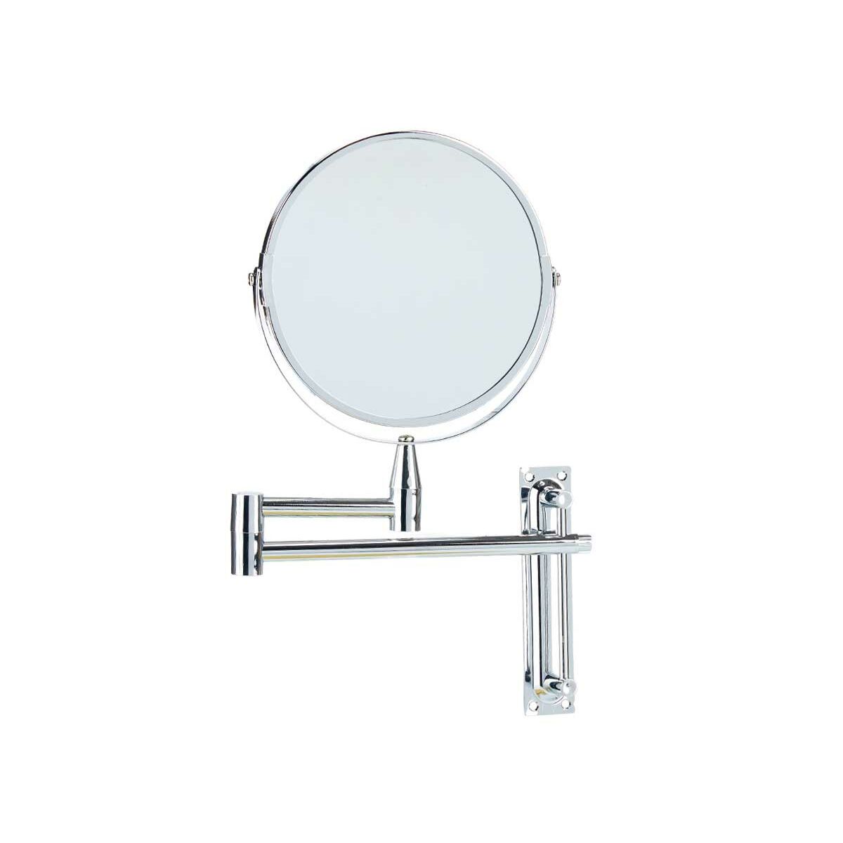 Extendable Magnifying Mirror Ø 17 cm Metal (6 Units)