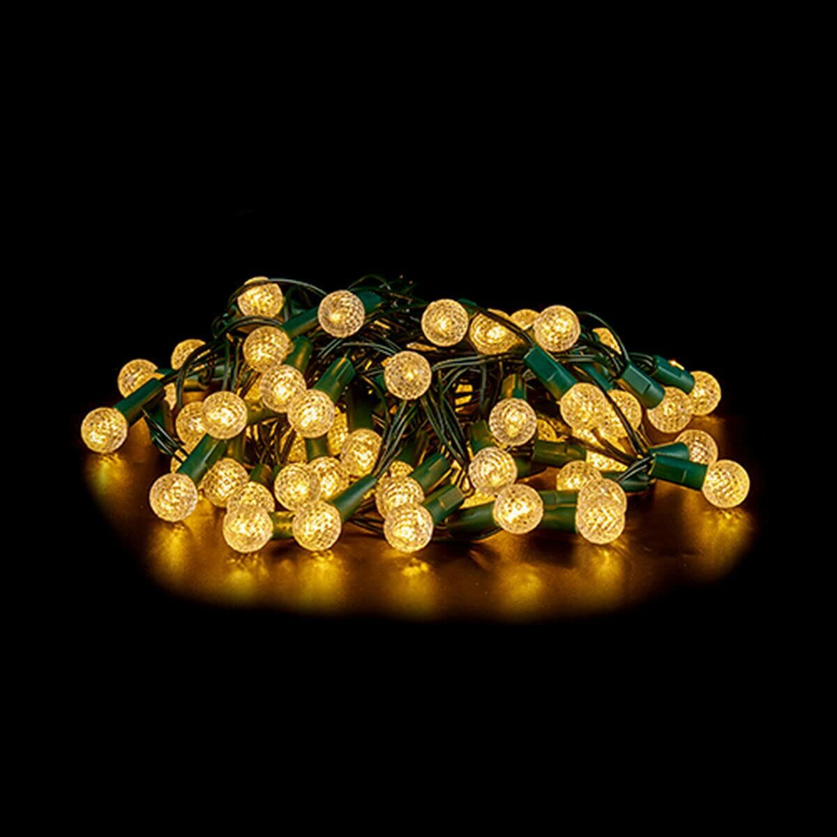 Yellow LED String Lights 800 x 10 x 2 cm (12 Units)