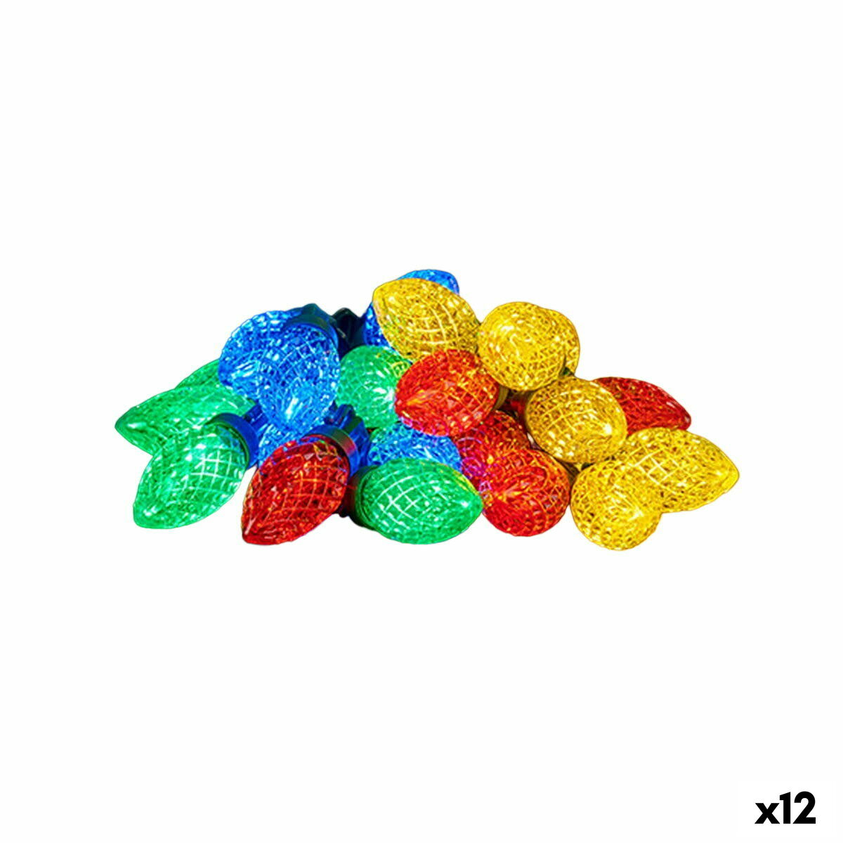 Guirnalda de Luces LED Multicolor 500 x 5 x 2 cm (12 Unidades)