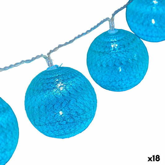 LED String Lights 6 x 6 x 200 cm Turquoise (18 Units)