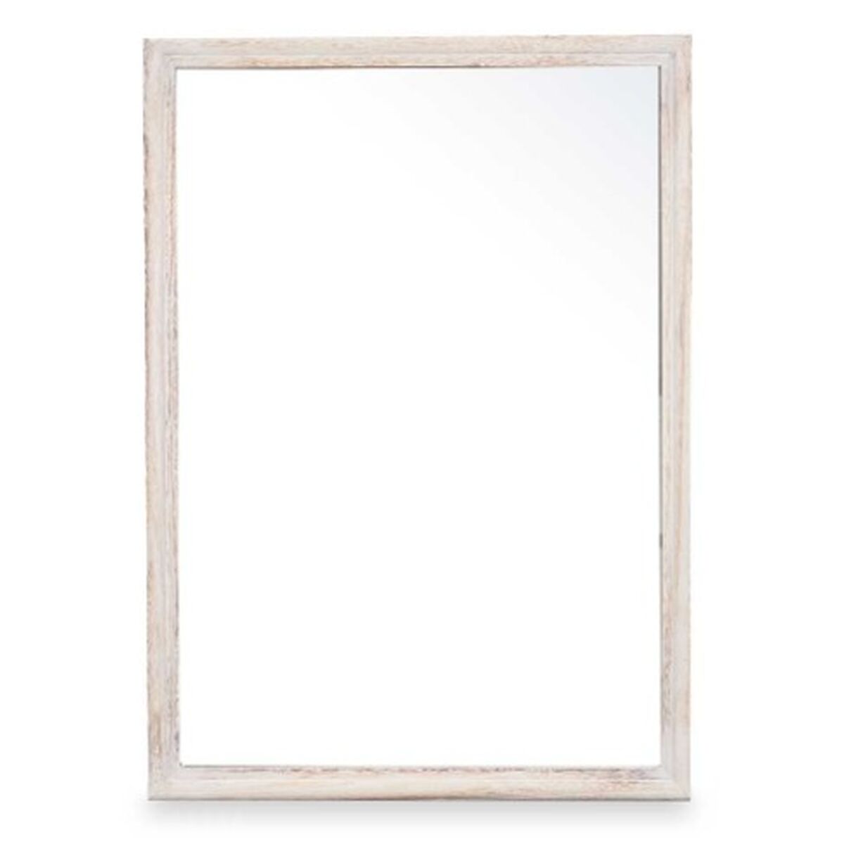 Natural Wood Wall Mirror 50 x 70 x 50 cm