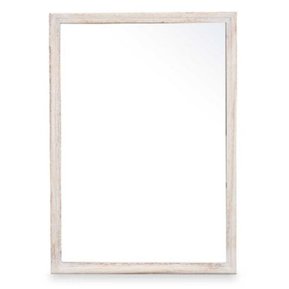 Natural Wood Wall Mirror 50 x 70 x 50 cm