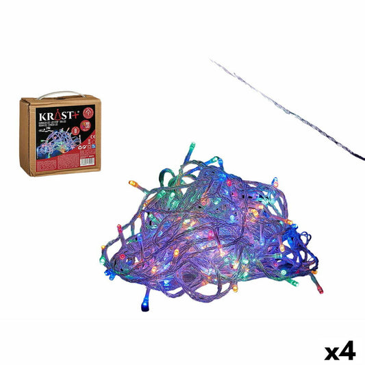 Multicolor LED String Lights 24 m Transparent 9 W (4 Units)