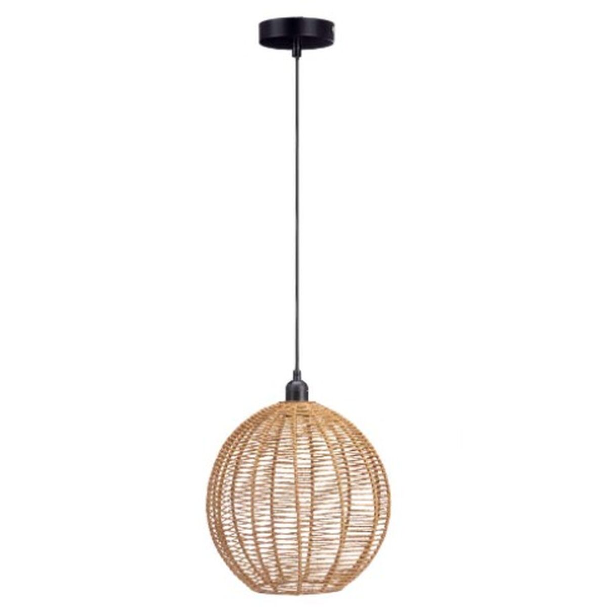 Ceiling Lamp Rope Brown Black 60 W 220 -240 V 28 x 35 x 28 cm (4 Units)