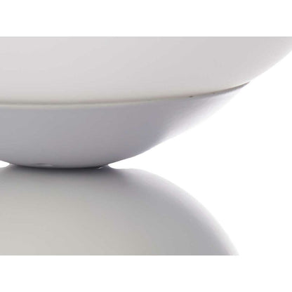 Table Lamp Ball 40 W White Grey Ceramic 15 x 28.5 x 15 cm (4 Units)