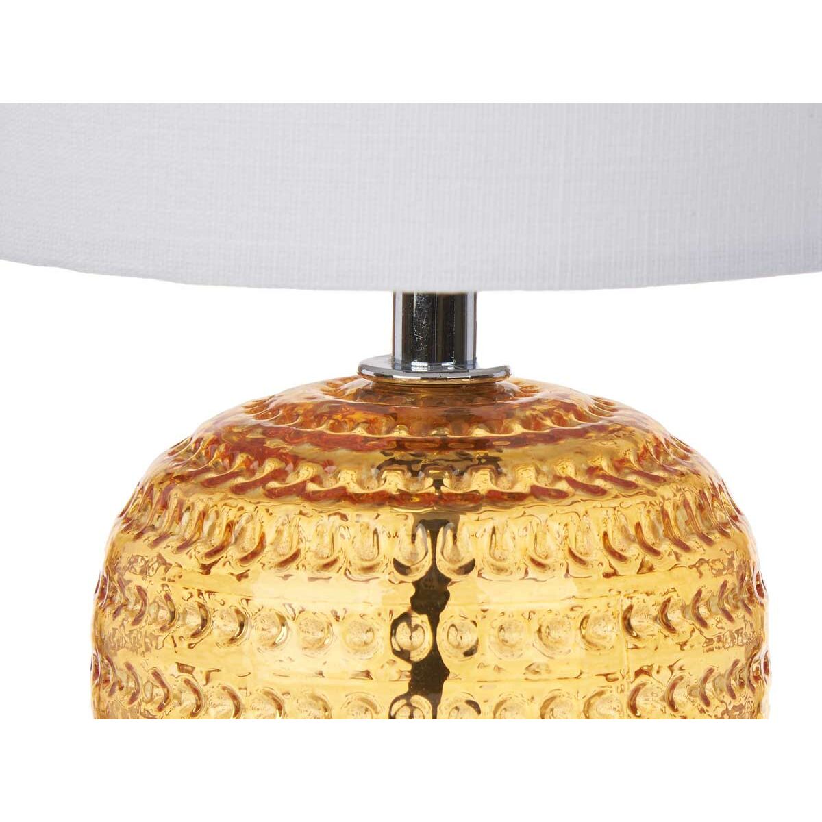 Table Lamp Puntos 40 W Amber Crystal 17 x 31 x 17 cm (4 Units)