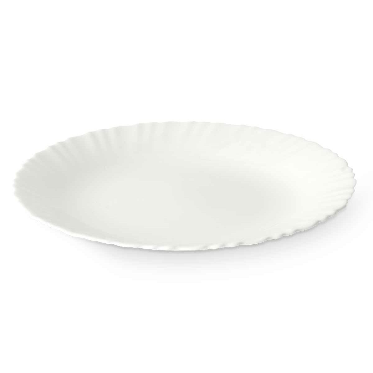 White Flat Plate 24 x 2 x 24 cm (24 Units)