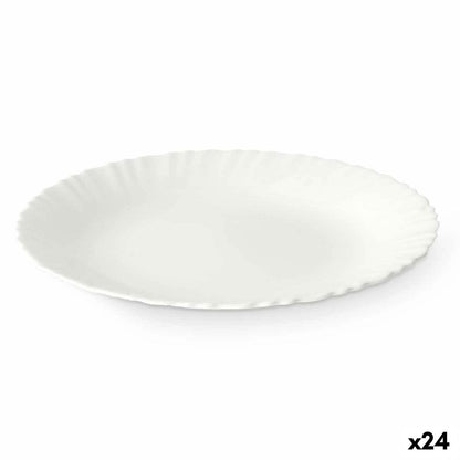 White Flat Plate 24 x 2 x 24 cm (24 Units)